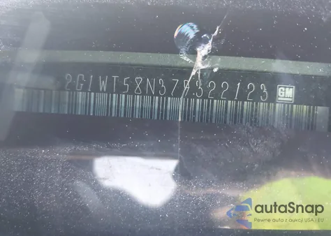 2007 Chevrolet Impala Lt из США, поврежденный, VIN 2G1WT58N379322123